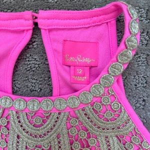 Selling girls Lilly Pulitzer sun dress never been worn.